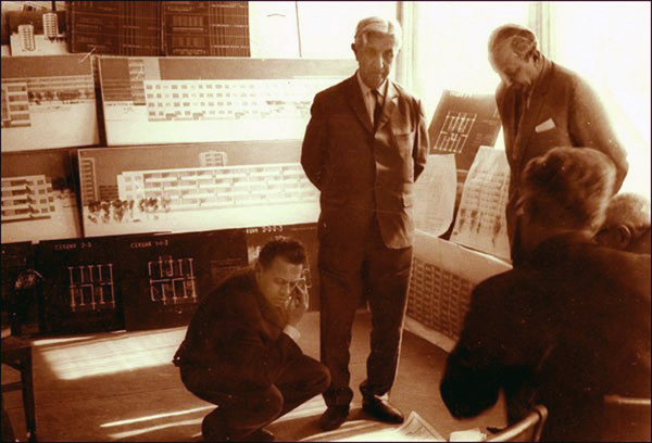 В.И.Уломов, К.С.Завриев и А.В.Якушев. Ташкент, апрель 1966 г.