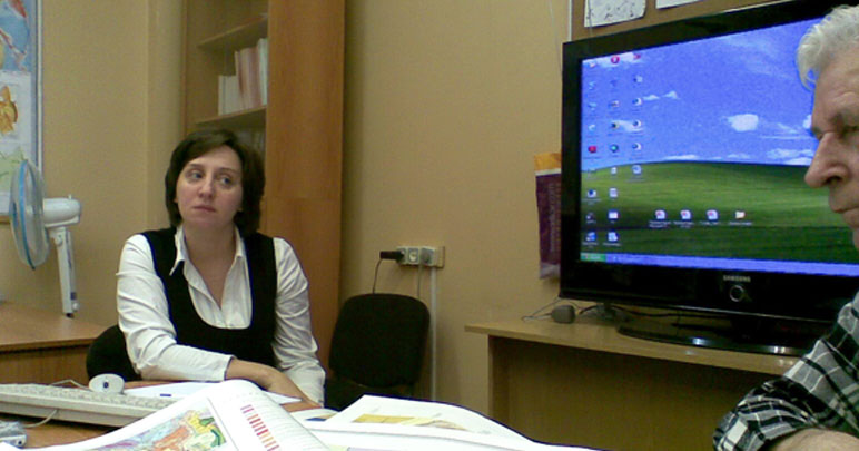к.г.-.м.н. Т.И.Данилова и доктор геол.-мин. н. Г.С.Гусев. 25 ноября 2010 г.