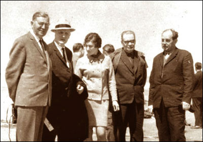 Встреча гостей. Ташкент, 1974 г.