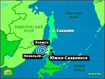 Землетрясение 2 августа 2007 г. в г. Невельске. 28 Кбайт