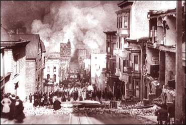 Землетрясение и пожары в Сан Франциско в 1906 г. 20 Кбайт