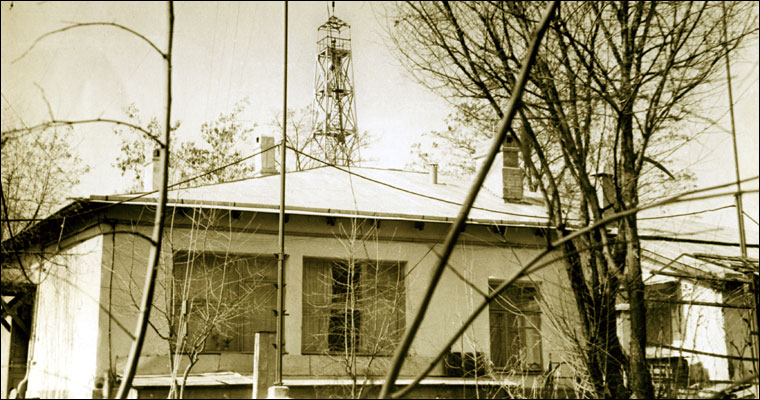 Новое здание Ташкентской сейсмической станции. 1959 г. 110 Кбайт