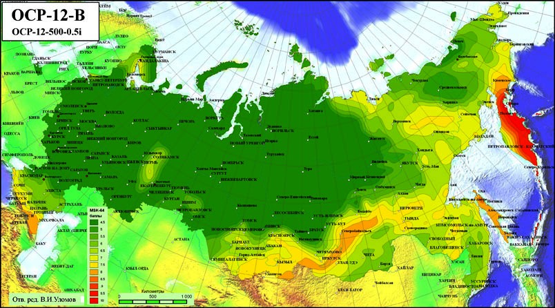 Карта ОСР-12-В